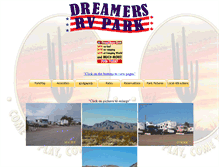 Tablet Screenshot of dreamersrvpark.com